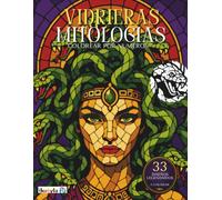 Mitología en Vidrieras: Colorear por Números para Adultos: 33 Ilustraciones de Dioses, Diosas, Símbolos Mitológicos y Criaturas Mitológicas • Incluye Curiosidades sobre Cada Personaje