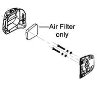 Mitox Air Filter - Foam MITBC261D.01.08.00-3