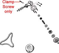 Mitox Brushcutter Gear Head Clamping Screw MIGB/T2671.2 M6X25