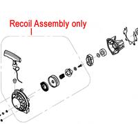 Mitox Recoil Starter Assembly TBC261D.01.12.00-00