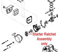 Mitox Starter Ratchet Assembly TBC260D.01.00.02-00