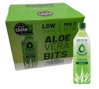 Mitram Aloe Vera Passion Fruit Drink with Pulp, Low Calorie Multi-Vitamin Beverage, Ready to Drink, 500ml Bottles, Pack of 12