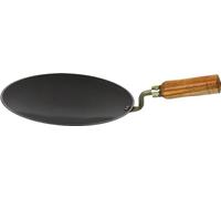 MITRAM Heavy Duty Iron Tawa 30cm - Traditional Flat Griddle Pan for Roti, Chapati, Dosa & Paratha - Authentic Indian Pakistani Cookware for Home & Restaurant Use