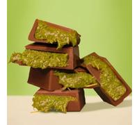 Mitram Pistachio Kunafa Chocolate Bites, 500g Premium Assortment, Milk-White Chocolate Box, Gourmet Gift Jar, Pistachio & Kunafa Filling