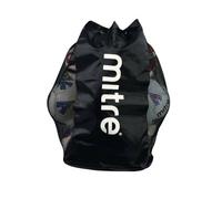 Mitre 12 Ball Football Bag Black/white (One Size)