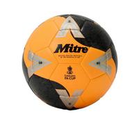 Mitre 2025/2026 Emirates Fa Cup Football Orange/black/grey (5)