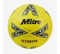 Mitre Ultimatch Football, Enhanced Control, Extra Durability, Added Accuracy, Ball, Fluo Yellow/Floodlight Yellow/Gritty Gold, 4