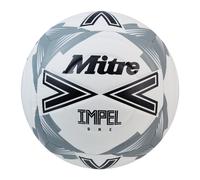 Mitre Adult Impel One 24 Football, White/Black/Circular Grey, 5