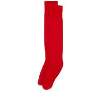Mitre Adult Mercury Plain Football Sports Socks | Football Team Kit | Lightweight Long Sock | Breathable Sports Sock, Scarlet, Senior (7 UK - 12 UK)
