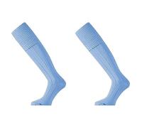 Mitre Adult Mercury Plain Football Sports Socks | Football Team Kit | Lightweight Long Sock | Breathable Sports Sock, Sky, Senior (7 UK - 12 UK)