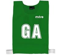 Mitre Adult Netball Pro Sports Training Bibs (Pack of 7 Bibs), Emerald, M