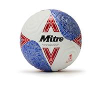 Mitre Adult Unisex FA Cup Match 2526 Football, White/Blue/Red, 4