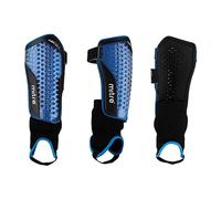 Mitre Aircell Power Ankle Protect Football Shin Pads BlueBlack XSmall