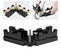 Mitre Block Woodworking Tools, 2-in-1 Bevel Gauge & Coving Mitre Tool, Bevel and Mitre Box for 85-180° Precise baseboards, Pipeline Installation, Woodworking & Home Renovation