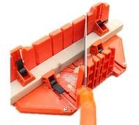 Mitre Box Saw Box, Plastic Mitre Box Pruning Saw Woodworking mitre Saw Box Multi-Angle Adjustable Mitre Saw Box Cutting Mitre Box with Multi-Angle Cutting with Clamp Hand Saw Set Adjustable