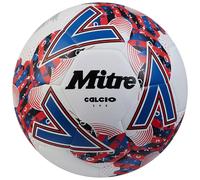 Mitre Calcio Evo 24 Football White Red Blue 30 Panel Ball Size 4