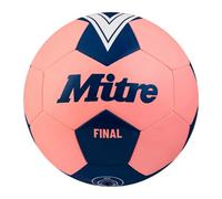 Mitre Final Logo Football Fluorescent Pink/midnight Blue (4)