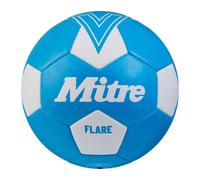 Mitre Flare Football Fluorescent Blue/white (5)