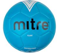 Mitre Flare Mini Football Fluorescent Blue/white (One Size)