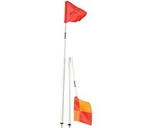 Mitre Foldable Football Corner Flags - Set of 4, White, One Size