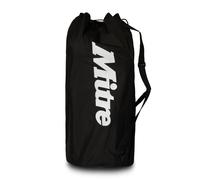 Mitre Football Bag | Heavy Duty | Adjustable Straps, Black, 12 Balls
