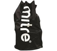 Mitre Football Bag | Heavy Duty | Adjustable Straps, Black, 20 Balls