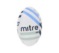 Mitre Grid Rugby Ball White/black/blue (4)