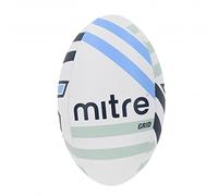 Mitre Grid - Training Ball - Size 4 - Multipacks - White/Blue (Pack Of 5)