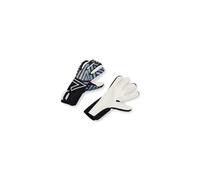 Mitre Impel Goalkeeper Gloves | Shock Absorption | Extra Grip, Black/Grey, Size 11
