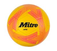 Mitre Impel L30P Football, Highly Durable, Shape Retention, For All Ages, Yellow, Orange, Black, Ball Size 3