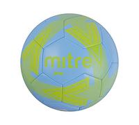 Mitre Impel L30P Football, Highly Durable, Shape Retention, Sky Blue/Fluo Yellow, 5
