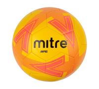 Mitre Impel L30P Football, Highly Durable, Shape Retention, For All Ages, Yellow, Orange, Black, Ball Size 5