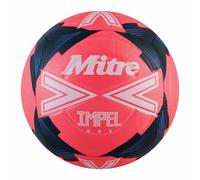 Mitre Adult Impel One 24 Football, Fluo Pink/White/Tidal Teal, 5