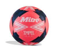 Mitre Adult Impel One 24 Football, Fluo Pink/White/Tidal Teal, 5