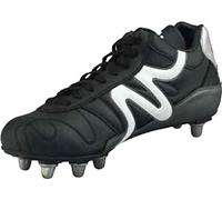 Mitre Italia 11 M Jnr S Rugby Boots - Black/Grey3 UK