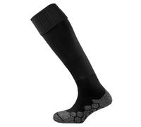 Mitre Mens Junior Division Plain | Ideal For Lightweight Cushioned Quick Dry Design Football Sock, Black, Mini 12 UK Child - 2 UK EU