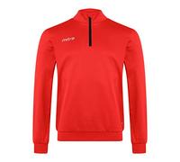 Mitre Junior Edge 1/4 Zip Top | Football Training Kit | Performance Tracksuit Top, Scarlet, Large Youth
