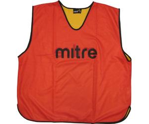 Mitre Junior Pro Reversible Training Football Bib | Lightweight Multi-sport Bib | Breathable Mesh Football Bibs