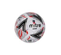 Mitre Kids' Delta Mini Replica FA Cup Football, Black/Red, Small