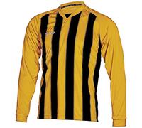 Mitre Kids Optimize Football Match Day Shirt - Amber/Black, X-Small