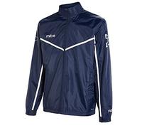 Mitre Kids Primero Weatherproof Football Training Jacket - Navy/White Small