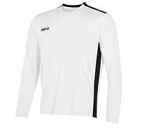 Mitre Men Charge Long Sleeve Football Match Day Shirt - White/Black Medium/38-40 Inch