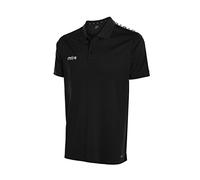 Mitre Men Delta Polo Shirt Delta Polo Shirt - Black/White, Extra Extra Large/50-52 Inch