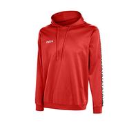 Mitre Men Delta Poly Hoodie Delta Poly Hoodie - Scarlet/White, Extra Large/46-48 Inch