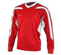 Mitre Men Frequency Football Match Day Shirt - Scarlet/White Small