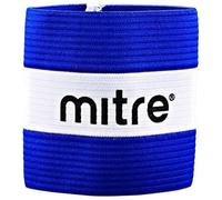 Mitre Men's Captain Arm Band, Blue (Blue/White), Large