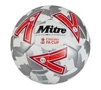 Mitre Mini FA Cup Unisex Football WhiteSilverRedMini