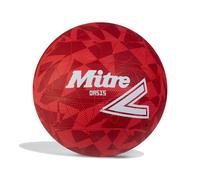 Mitre Oasis Netball | Hugely Durable | Great Grip | Stylish Design, Red/Whiite, 5