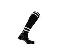 Mitre Prostar Unisex Galaxy Tec Football Teamwear Sock - Black/White/Black, Senior/Large