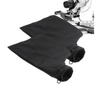 Mitre Saw Dust Bag, 2 Pack Dust Collection Bags for Aluminum Sawing Machines, Planer Dusts Bag, Portable Miter Saw Dusts Bags for Family Home Workshop Indoor Outdoor Use